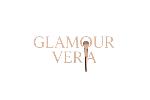 glamour vera logo with make up brush